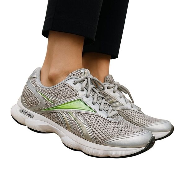 Reebok Runtone Action Running Shoes Womens Size 8 Lace Up Cushioned - Picture 1 of 11
